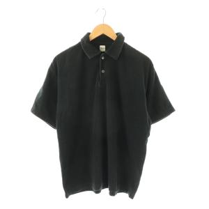 25SS パイル ポロシャツ 半袖 L ネイビー /HK OS