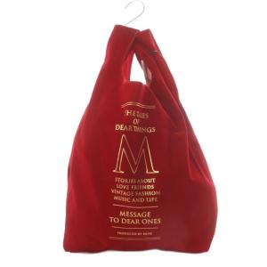 ボンジュールマダム BONJOURMADAME ベロアBAG トートバッグ ハンドバッグ レッド /YO18