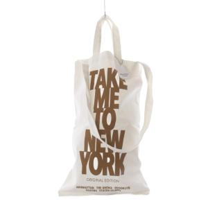 TAKE ME TO NY BAG トートバッグ ショルダーバッグ 2way 斜め掛け ホワイト /YO17