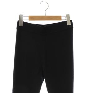 Deuxieme Classe jersey レギンス パンツ ニット リブ ウール 黒 /NR OS