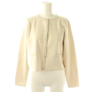25AW シルクブレンドカーディガン F ベージュ /AQ OS