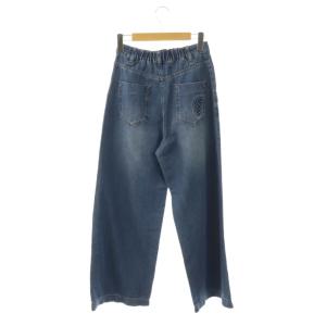 Stola. タック入りワイドデニムパンツ ワイドパンツ 36 ブルー /ES OS
