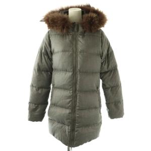 KAPPA ダウンコート アウター 40 グレー モカ /DO OS