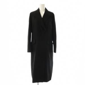 スモーキングDress ドレス ワンピース ウール 36 ブラック /DO OS