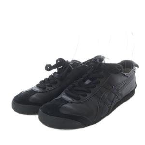 Onitsuka Tiger MEXICO 66 スニーカー ローカット レザー US7.5 ブラック 1183C102 /YO11