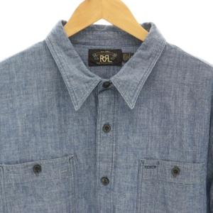 RRL 24SS Long Sleeved Buttoned Denim Shirt