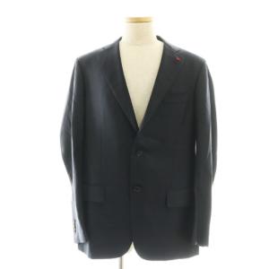 ISAIA AQUASPIDER ウール 2B セットアップ 52 ネイビー
