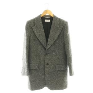 703958 ツイードシングルジャケット 38 グレー