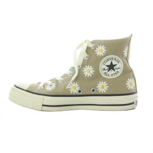 ALL STAR DAISYFLOWER HI スニーカー 24.5cm ベージュ 白 ホワイト デイジー柄