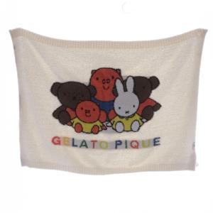 24AW DickBruna ベビモコワンポイントJQDブランケット 白 ホワイト オレンジ /SR