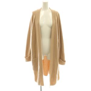カシミヤローブカーディガン ピンクベージュ