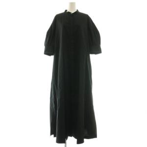 24SS ハイパワーブロードワンピース バンドカラー 38 ブラック /CX OS