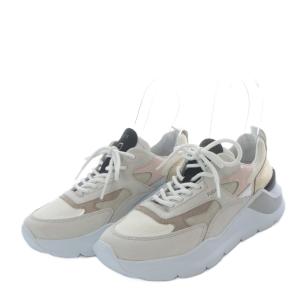 D.A.T.E. HAPPY PLUS STORE別注PINK-MIX FUGAスニーカー ローカット 23.5cm ライトグレー