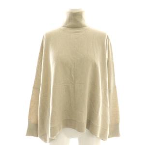 T/N Volume Knit ニット セーター プルオーバー タートル ウール グレージュ /CX OS