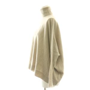 L'Appartement T/N Volume Knit ニット セーター プルオーバー タートル ウール グレージュ /CX OS