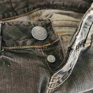 HYSTERIC GLAMOUR パッチワーク フレアデニムパンツ ジーンズ S チャコールブラック /ES OS