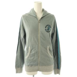 ジップアップパーカー F ブルーグレー ネイビー グレー マルチカラー /DO OS