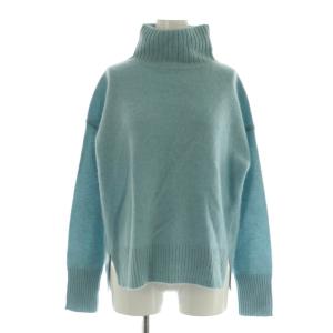 ヤクタートルネックプルオーバー ニット セーター 長袖 F ブルー /MY OS