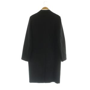 Lisiere L'Appartement 16AA chester coat チェスターコート ロング スナップボタン 36 ブラック /MY OS