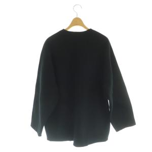 自由区 25AW ウールリバーノーカラー コート 36 ブラック