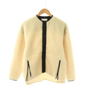 25AW FAUX SHEARLING JACKET 1 アイボリー