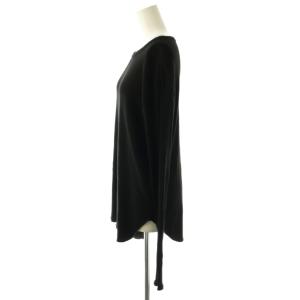 L'Appartement Hello Bonjour 25SS RIB LONGSL カットソー リブ 長袖 ブラック /ES OS