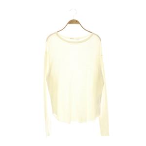24AW  RIB LONGSLEEVE カットソー リブ 長袖 ホワイト /HK OS