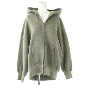 オーバーサイズパーカー スウェット グレー /ES OS