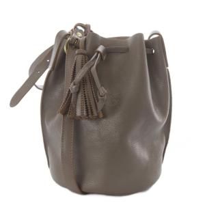 ショルダーバッグ ワンショルダー レザー グレージュ /YO7