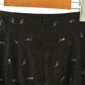 SNIDEL 24AW エンブロイダリーシアースカート タイトスカート 0 ブラック マルチカラー /ES OS