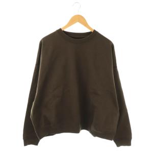 A23A-02CS03C HUGE SWEAT HEAVY FLEECE スウェット トレーナー 1 ダークブラウン