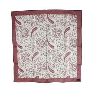 × ティー マット マサキ パリ T-mat Masaki Paris バンダナ ペイズリー 白 ホワイト