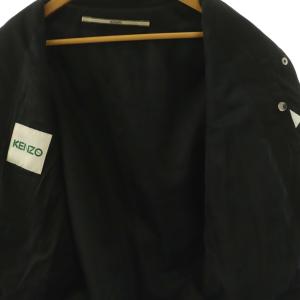 KENZO 総柄ボンバージャケット M ブラック