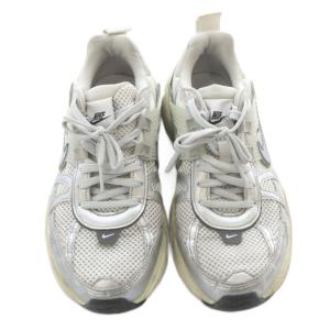 NIKE V2K Run Summit White and Metallic Silver