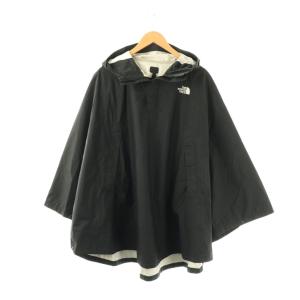 ACCESS PONCHO ジャケット ポンチョ フード WM ブラック NP11932 /DF OS