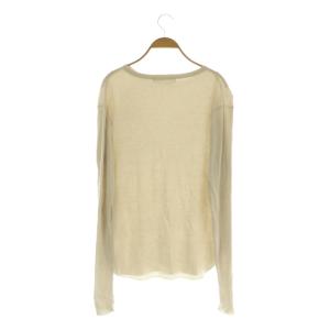 L'Appartement Rib L/S T-SH リブロングスリーブTシャツ ロンT 長袖 ボートネック アイボリー /MY OS