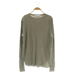 Rib L/S T-SH リブロングスリーブTシャツ ロンT 長袖 ボートネック グレー /MY OS