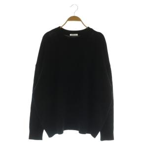21AW BASIC ニット セーター ウール 長袖 ブラック /MY OS