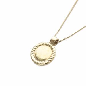 ゴールドコイン チェーンネックレス ペンダント ゴールド色 /SR