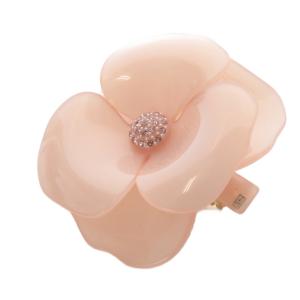 カメリア バレッタ ロゴ ピンク /SR