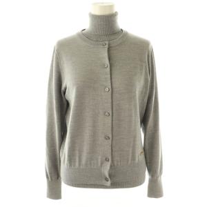 ウール アンサンブルニット カーディガン セーター 38 グレー /ES OS