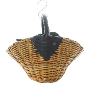 run run jump hop roll and go かごバッグ ブラウン