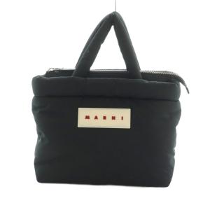 25AW PUFF ナイロン スモールトートバッグ ブラック BMMP0131U2