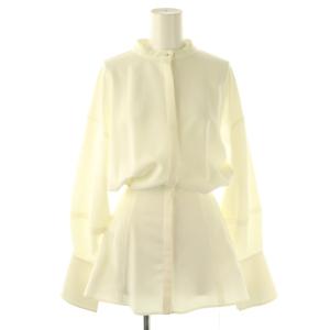 WAIST BLOUSING BLOUSE ブラウス 長袖 F ホワイト /HK OS