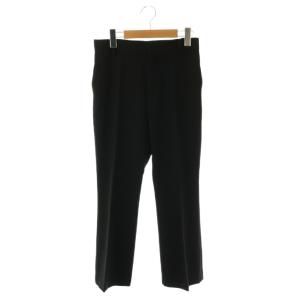 24SS Essential Cropped パンツ ウール 34 ブラック /DO OS