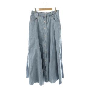25SS サーキュラーデニムスカート 38 ライトブルー /DO OS SH
