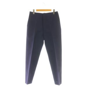 シルクウールミカドテーパードパンツ 38 パープル /DF OS