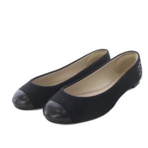 パンプス フラット ココマーク 36 ブラック