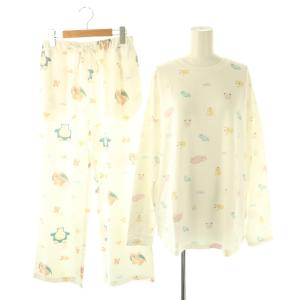 23AW ポケモンスリープ Sleep柄 ロンT ロングパンツ セットアップ F ホワイト /HK OS