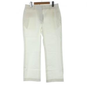 パンツ 42 白 ホワイト 無地 ストレートシルエット /AB OS